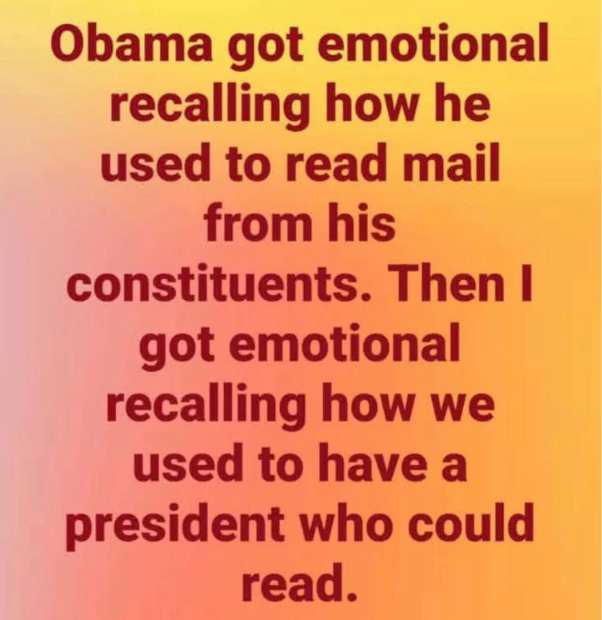 namwella1961's tweet photo. Remember when Republicans lost their shit because Barack Obama wore a tan suit?

Now they are willingly supporting and defending the rapist, pedophile, grifter, and traitor in the White House.
#SheShed #VoteBlueToSaveAmerica #VoteBlue2026 https://t.co/BU7apYLCMG