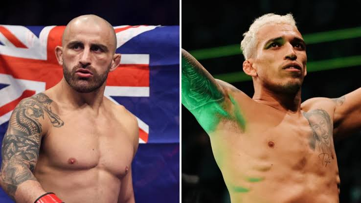 cagesidedaily's tweet photo. @RedCorner_MMA Does this really make sense for Volk's last fight? Up a weight class and no undisputed on the line 😬 https://t.co/lEGnHLB62M