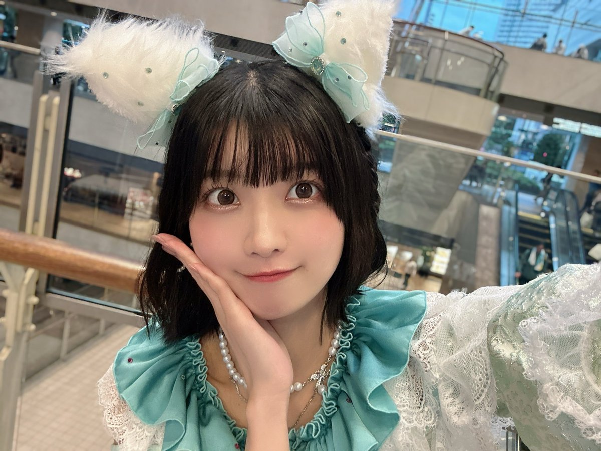 seika0705's tweet photo. 「Viva幸福!」リリースイベント初日❣️
ありがとうございました💚

衣装も曲も大好評で嬉しいよ🎶
これからよろしくお願いします！！ https://t.co/aBTIfmVht8