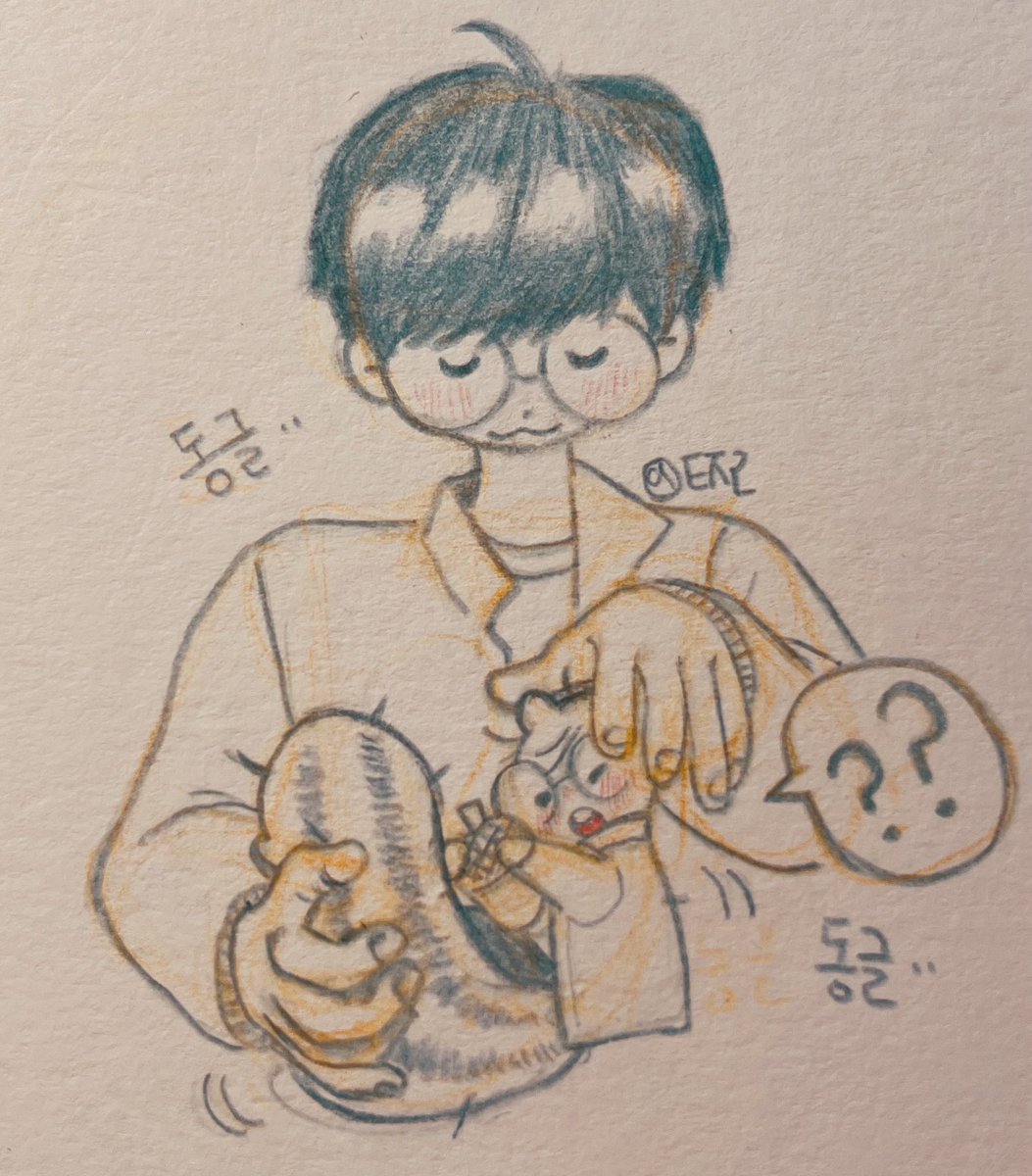 expirecan's tweet photo. 🐈‍⬛냥발로 동그란🐿️ 만들기..☺️ #doran #faker https://t.co/5KVFJTSSSb
