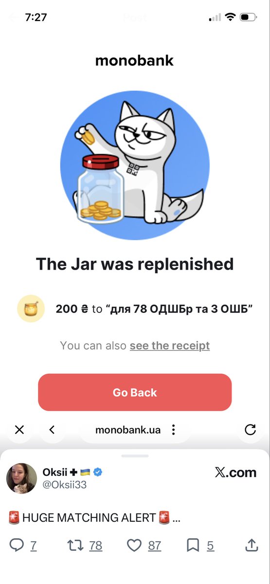 eatingmyshorts's tweet photo. @Oksii33 @OlgaPatl @omg_vlt @jana_skhidna Monobank jar works. https://t.co/XsaWXRrgfy