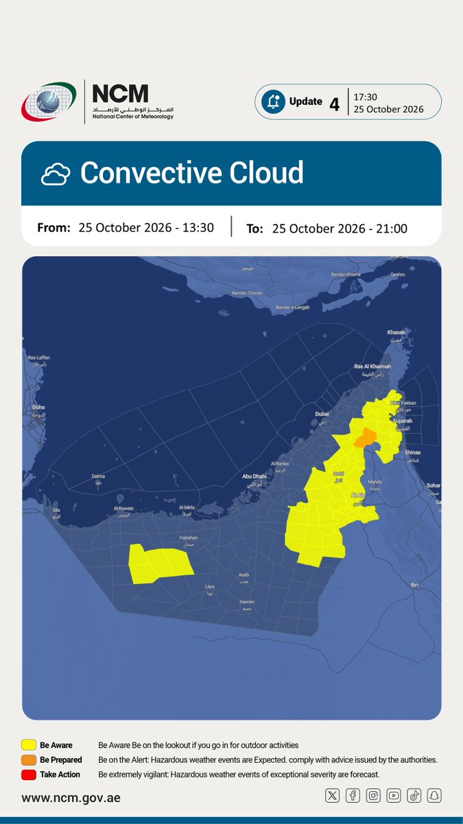 #تنبيه #المركز_الوطني_للأرصاد