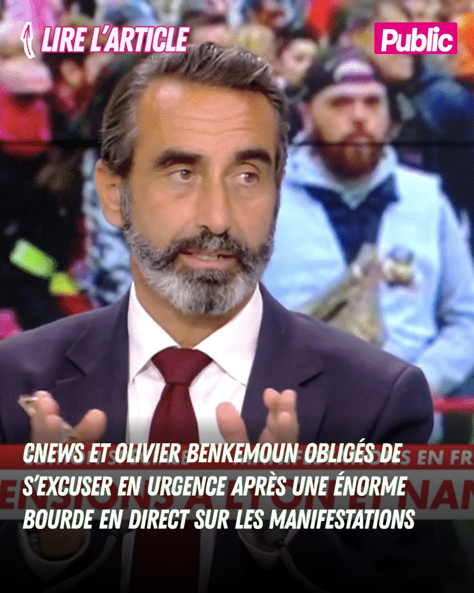 InsidePublic's tweet photo. https://t.co/Pm0Kl3E6yc
Ce samedi 24 octobre 2026, en pleine mobilisation contre la vie chère, CNews a présenté comme un direct de Paris ... https://t.co/5ZQPDLbEdd