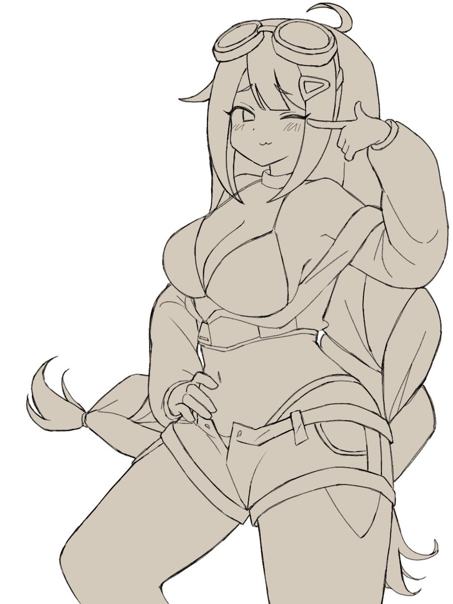 Add_m_e_s's tweet photo. グウィン超かわいいですねwip https://t.co/fnwtM8Ug4E