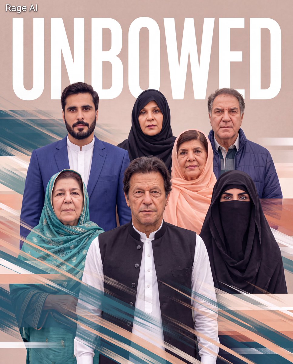 RageAIcreator's tweet photo. A former prime minister, his wife, his nephew, his cousin and his three sisters. Seven members of one family, all behind bars, the sisters held even after their detention orders ran out.

Pakistan's rulers want them to bow.

Not one of them has. https://t.co/vjx0Uw9m9L