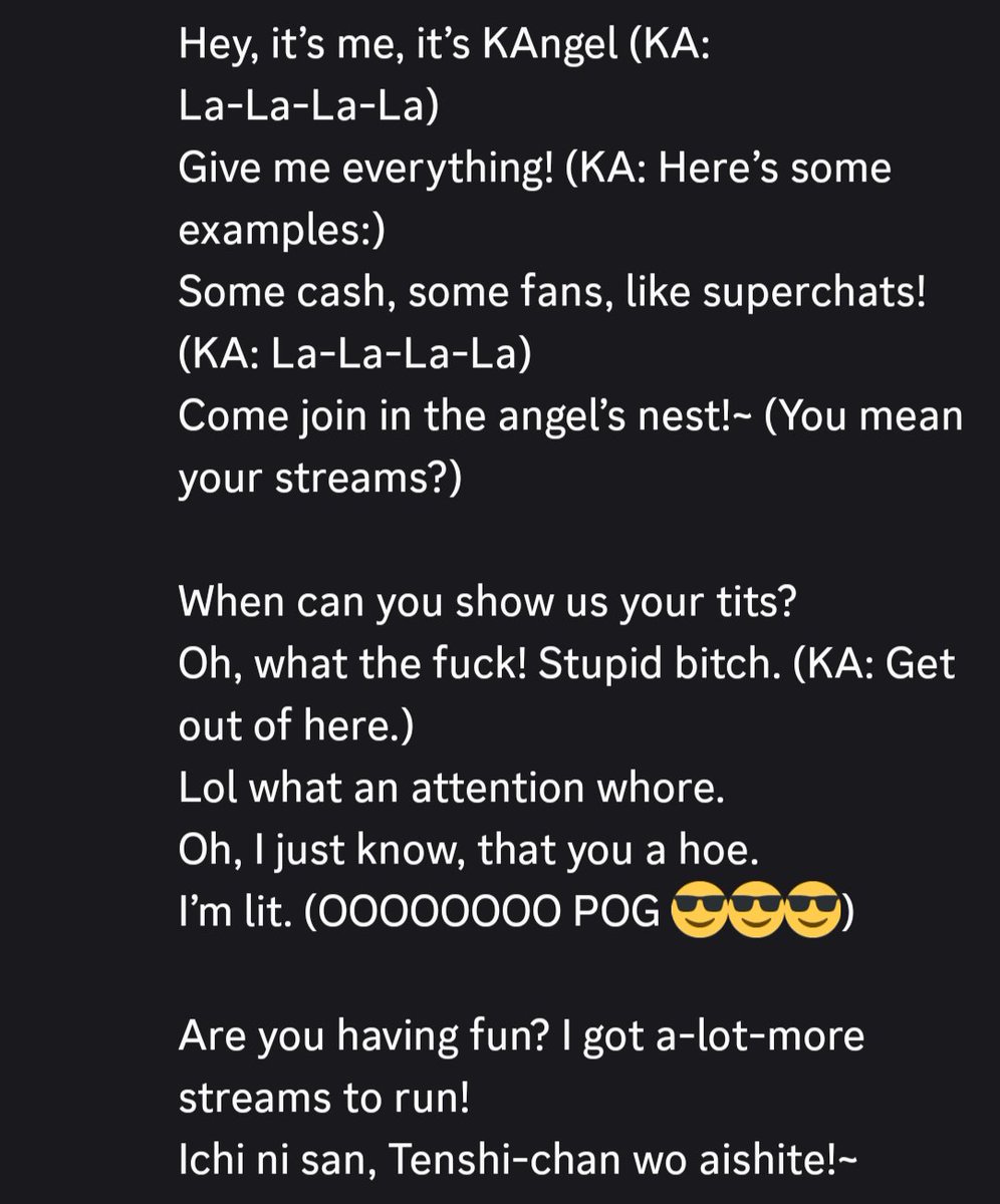 LHeroser_'s tweet photo. i made a KAngel version of the verity song, i sure hope someone would make a cover of it! heh... (no one will do ts)

#NEEDY_pic #NEEDY_GIRL_OVERDOSE https://t.co/X93drejC8f