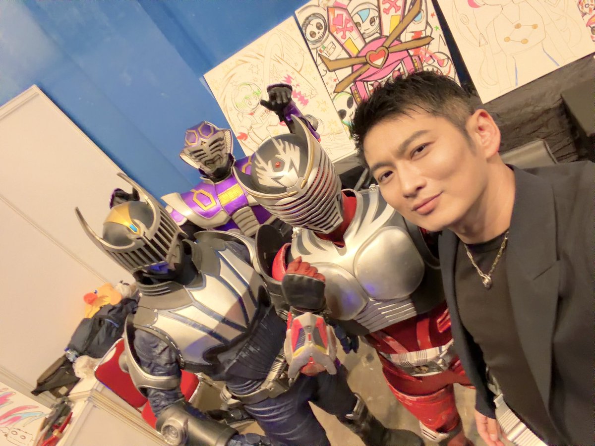 Matsuda_satoshi's tweet photo. 龍騎とナイトと王蛇と👶🔥

#igx  
#IGX2026 
#Indonesia https://t.co/25V2EgodQT