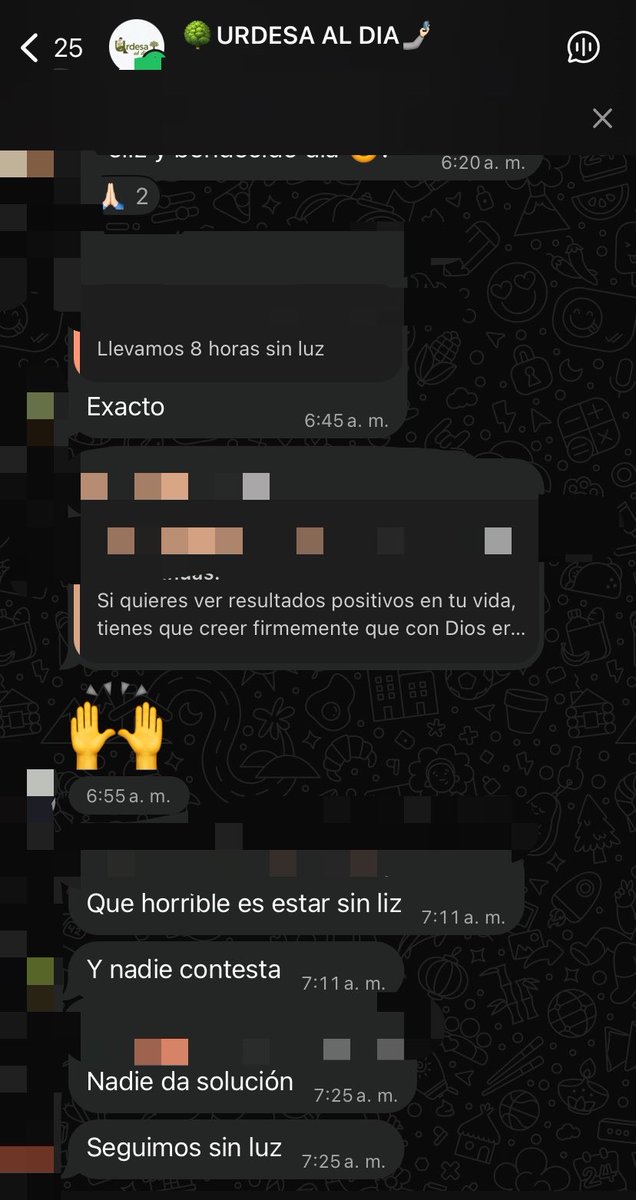urdesainforma's tweet photo. @TamaraMercdb7c @CNEL_EP @servicioscnelep #URGENTE 
HASTA QUE HORA MÁS TIENEN QUE ESPERAR SIN LUZ LOS RESIDENTES DE LA AV. LAS MONJAS Y COSTANERA  DE URDESA CENTRAL? @servicioscnelep @CNEL_EP 
SOLICITAMOS SU OBSERVACIÓN @DanielNoboaOk @JuanCarlos_Blum 
@radiocentroec @paultutiven @ladataec @DiegoArcos14 @JoseJulioNeira https://t.co/aCTFkVrdfV