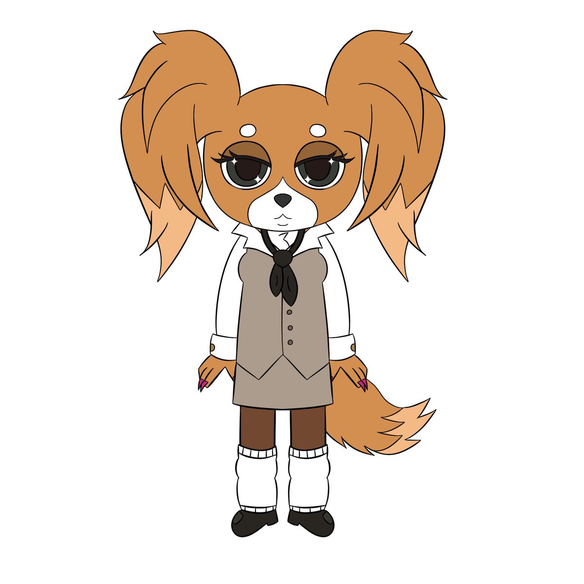 _Blue_Cheetah_'s tweet photo. More accurate outfit + other 2 versions with necktie idk https://t.co/wRsKGSZn1i