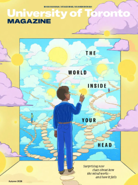 UTM's tweet photo. Have you checked out the Autumn 2026 edition of #UofT Magazine?

This issue explores what #UofT's researchers are learning about why we sleep, how consciousness arises &amp; more. Other stories reveal the unexpected places curiosity can lead.

Read more  📰 https://t.co/SVtvNEIinV https://t.co/4noDv5vFQF