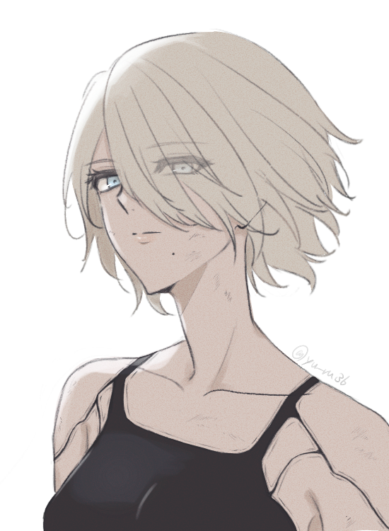 yu_ru36's tweet photo. 左目がうっすら見えるパターンも描いてました〜
せっかくなのでのせる https://t.co/yjxzBoF7q5
