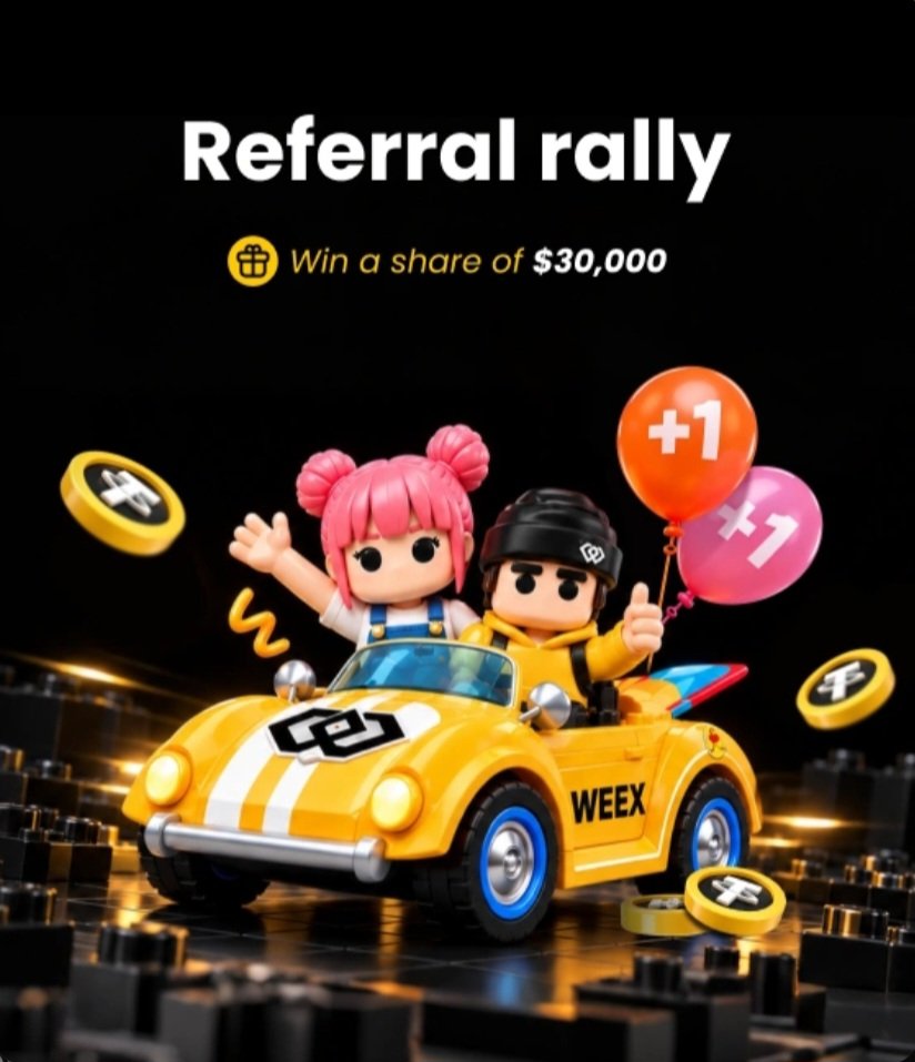 sadiq_shehu01's tweet photo. WEEX Referral Rally is active with a $30,000 USDT reward pool up for grabs. Invite your friends, scale your referral count, and climb the ranks together.  

🔗 Join the Referral Rally and claim your share: https://t.co/7vQyP2e6Gf

#WEEX #Web3 #USDT https://t.co/VZhGZUVIXB