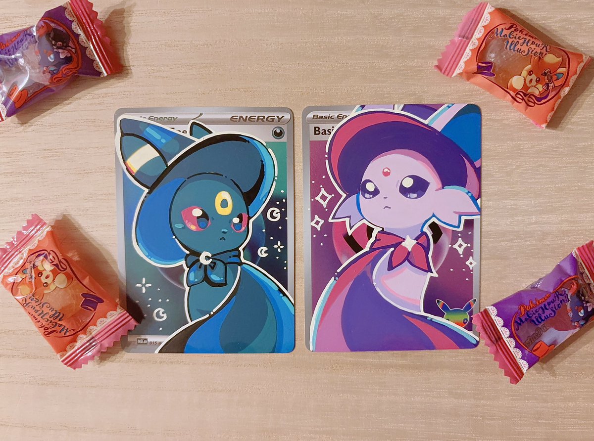 Kajackies's tweet photo. PokéTober: Day 25 💜

This one was claimed before I could even post it haha~ 
You know I had to give them a cute matching fit! 

Todays pokemon: 
Umbreon and Espeon 💖 https://t.co/CDTZtZ5tmr