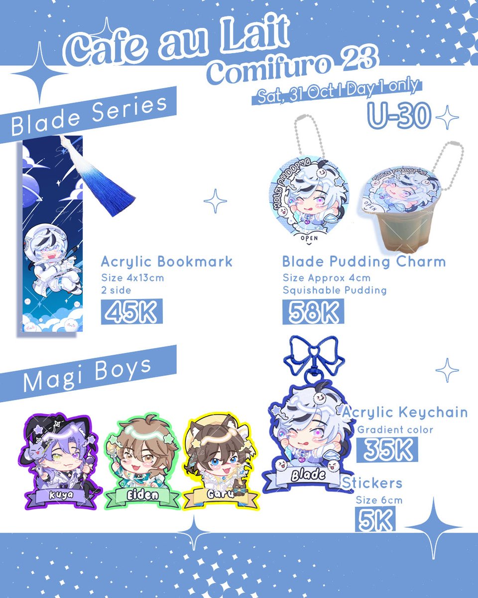 TravelersEitoo8's tweet photo. [Like and Share are appreciated ✨✨✨]

My #CF23 OTS Catalogue ✨
📍Cafe au lait U-30 
🗓️Sat, 31 Oct 2026 *Day 1 Only 
💫Nu Carnival | Hypmic 

#Comifuro23 #comifuro23catalogue https://t.co/gTMgF6Tbzt