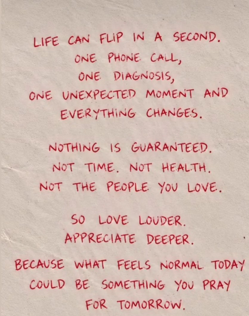 AppsLisa's tweet photo. Appreciate what you have as in a blink it could change to what you had💕 https://t.co/M2oAzJRBAh