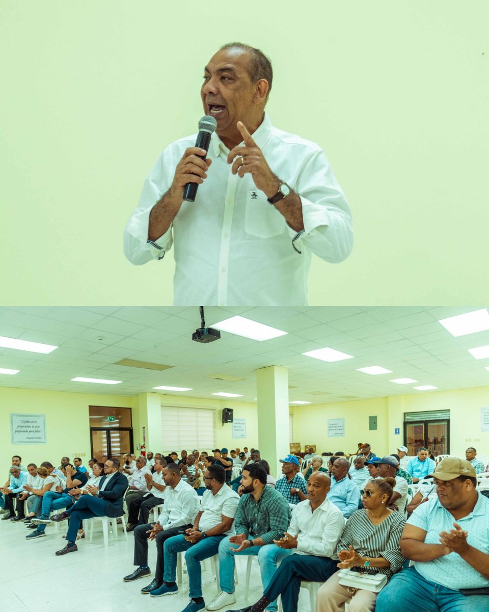 PRM_Oficial's tweet photo. 📍 ¡Bonao se suma al diálogo! 

Nuestro vicepresidente ejecutivo, @DeligneAB, encabezó una nueva jornada de socialización en el municipio de Bonao, provincia Monseñor Nouel. https://t.co/DFbh5SgFlk