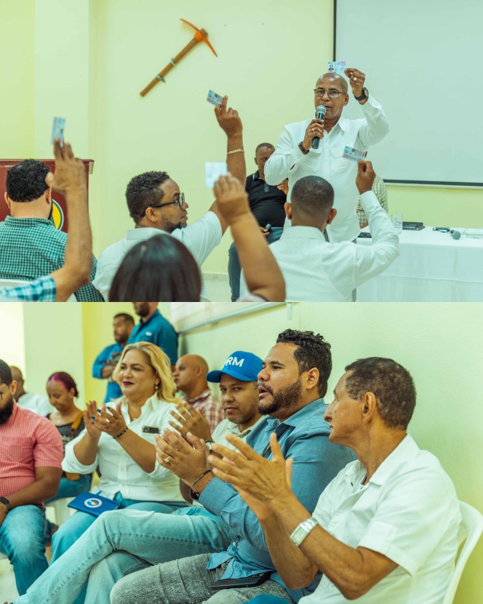 PRM_Oficial's tweet photo. 📍 ¡Bonao se suma al diálogo! 

Nuestro vicepresidente ejecutivo, @DeligneAB, encabezó una nueva jornada de socialización en el municipio de Bonao, provincia Monseñor Nouel. https://t.co/DFbh5SgFlk