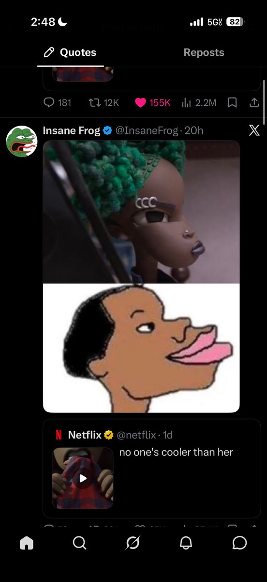 DdumGum's tweet photo. “If you want representation so bad make your own characters” mfs when an original character was made: https://t.co/7xvUpQgfCQ