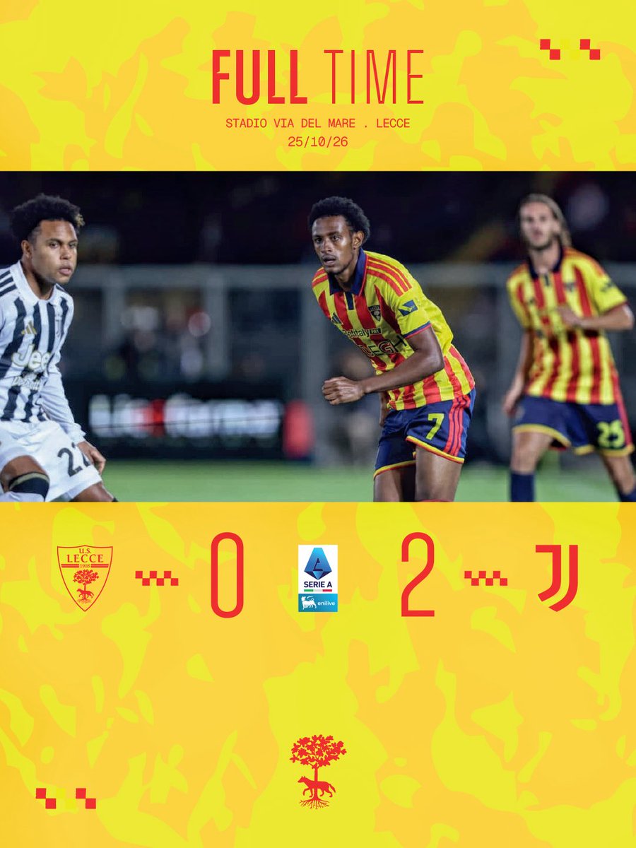 OfficialUSLecce's tweet photo. Termina 0-2 al Via del Mare https://t.co/6pOp2zMxtj