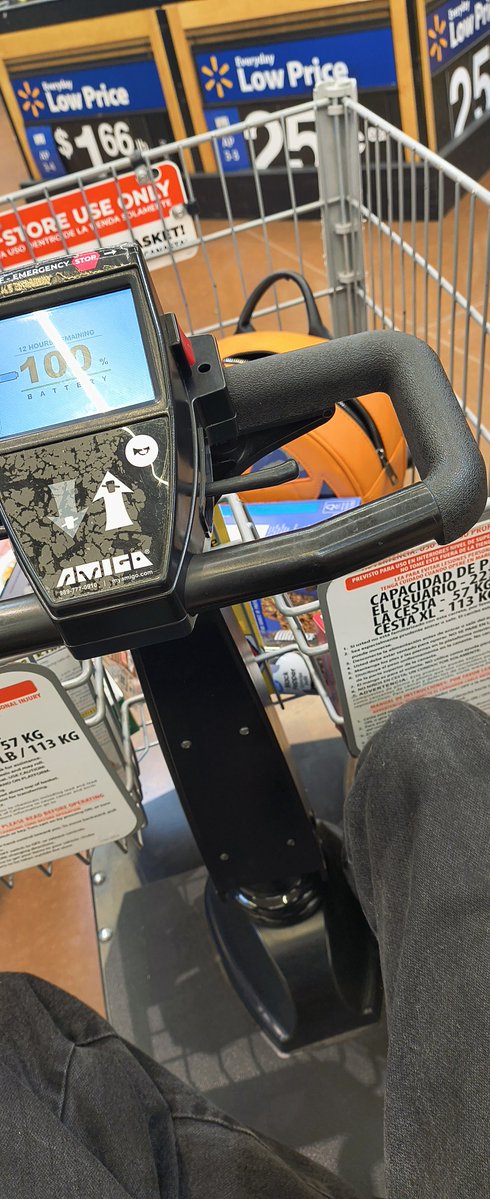Roll_4_Cha's tweet photo. Well, we're out and about doing groceries. 

Today is a trial run of "How long can Roll walk/stand" 

It's 30 mins. 

Then I gotta sit for like 10mins. 

Hopefully tomorrow at the clinic I'll get note to be away from work till I get better. https://t.co/s7WHu84YLa