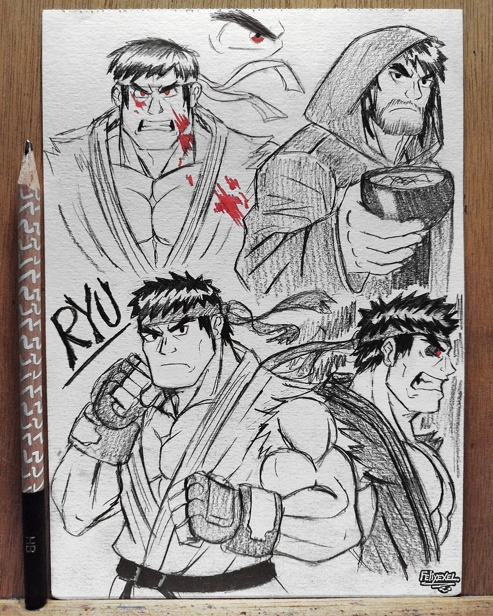 Felixexel's tweet photo. Ryu sketches from the movie! 💪🥊🥋
-
#myart #StreetFighter #StreetFighterMovie #Ryu https://t.co/DTOY7TH8Nc