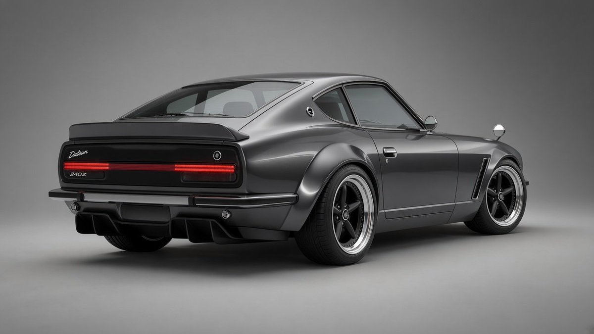basicBrogrammer's tweet photo. Datsun concept I'm cooking up 👀 https://t.co/g4edXuE5FW