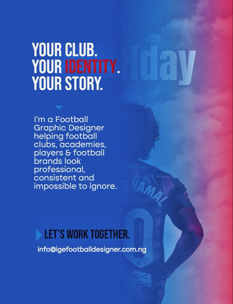 IgeBright12948's tweet photo. 2 hours more to the biggest game in Spain.

I’m Ige, football graphic designer.
info@igefootballdesigner.com.ng

#ElClasico #Matchday https://t.co/EQuR6sYRgq