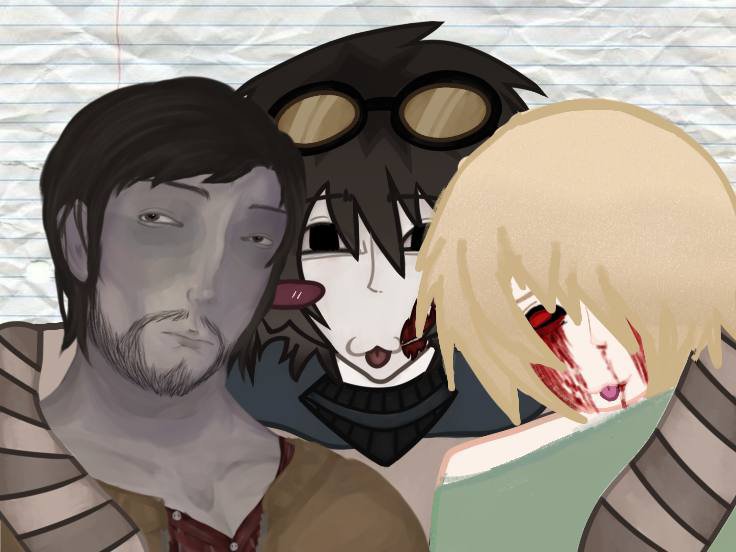 DeathKli's tweet photo. kolab is with friends, but my style is very different, lol.
⦻
#art #timmasky #TikiToby #Bendrowned #creepypasta https://t.co/zxRKFGrAUa