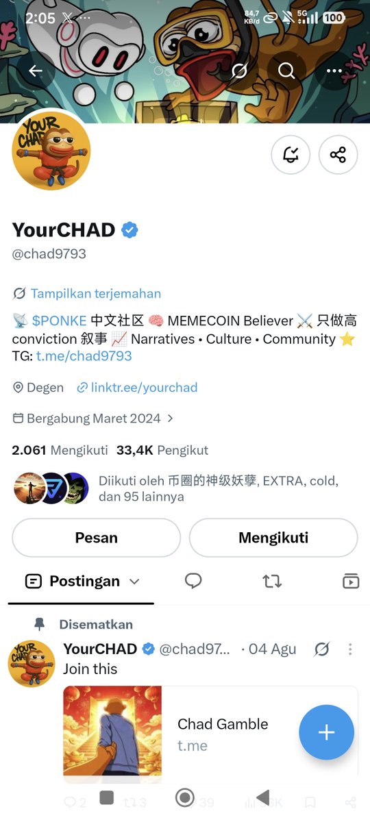 Based_Vincent's tweet photo. @chad9793 Done ✅ 
Thanks you ❤️ @chad9793

0xDcA9c199e2Cd3e6C3E2c0D203934732F2288d1Ef https://t.co/aW6rEc0NYB