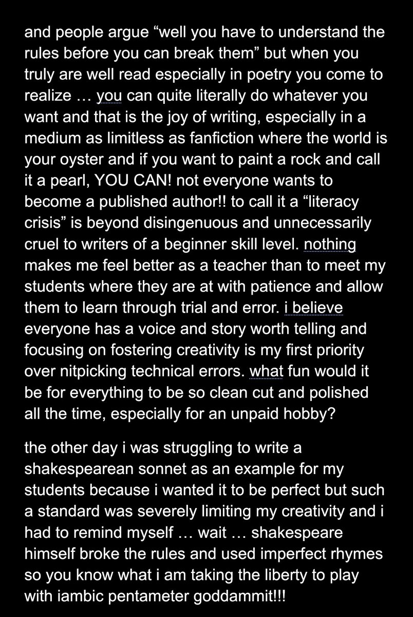 soymilklesbian's tweet photo. @Nyxx59939102 i have deep respect for history scholars it was my 2nd major alongside english my first ever semester and i had to pivot because my flowery creative prose was NOT at all conductive to analyzing historic texts in essay format! i wish i could be so succinct in conveying information https://t.co/1Oxkp3fYur