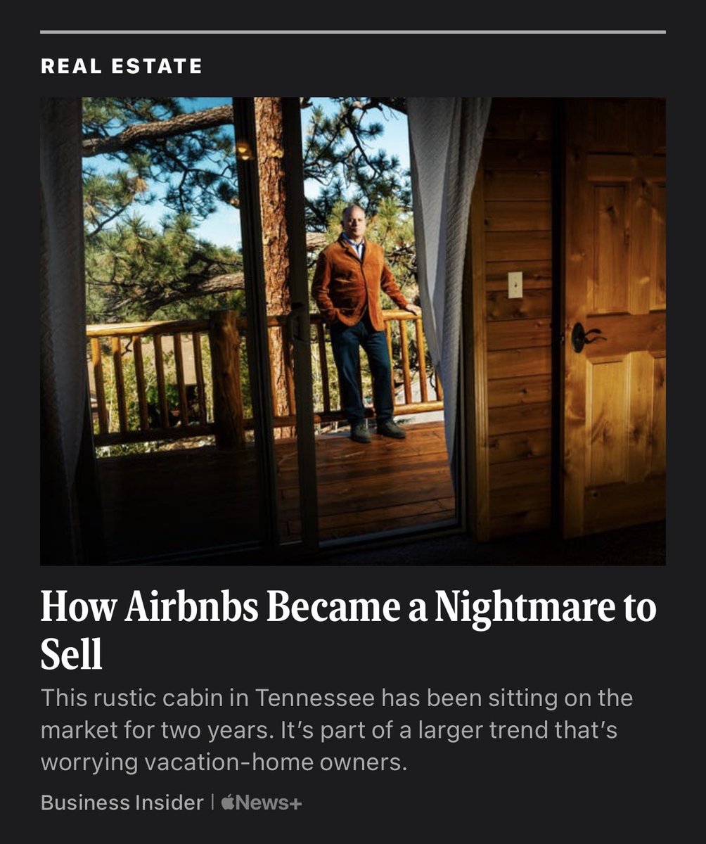 ProofOfMoney's tweet photo. I’m grateful I found Bitcoin before Covid hit. 

It opened my eyes to the friction and permission it takes to run a real estate portfolio. 

Sold all my AirBnBs during the plandemic and saved 100% of those proceeds into something unswayed by a company’s policy shift. https://t.co/OcR3y7yFOv