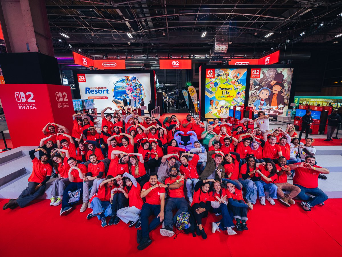 NintendoFrance's tweet photo. #NintendoPGW : done 🥳

L'équipe Nintendo vous remercie pour votre présence lors de ces 4 journées 🙌 https://t.co/XdLzdHoBnF