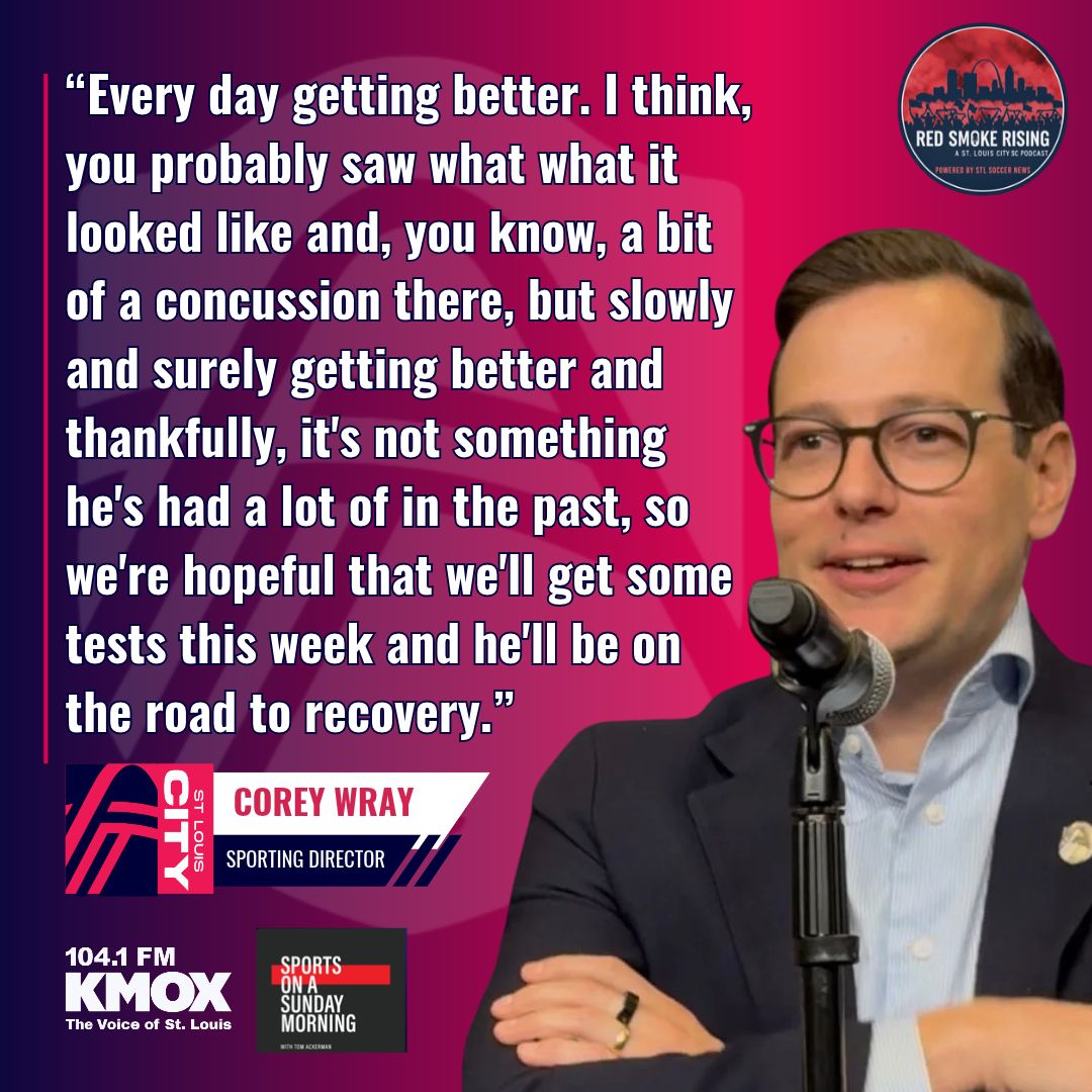 RedSmokeRising's tweet photo. #AllForCITY Sporting Director Corey Wray with a small update on Roman Bürki via KMOX this morning. https://t.co/kmtW8A7jpS
