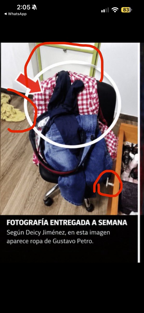 FisicoImpuro's tweet photo. No voy a defender a nadie, pero no deja de ser curioso que la foto que sube Vicky Dávila y la foto que proporcionó Deicy Jiménez no coincidan. La manija del cajón es diferente y el armario de atrás también. No saben ni hacer bien un promt para Gemini. https://t.co/9jDJAe2hzX