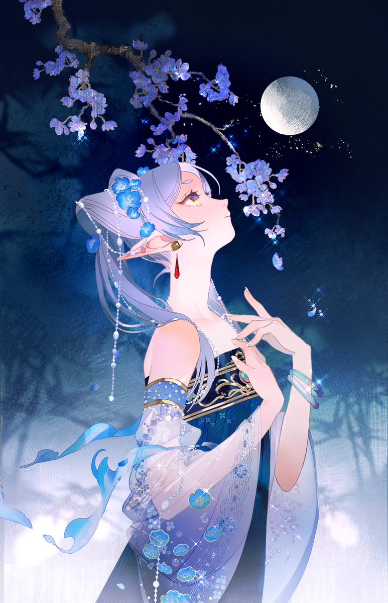 requiem0w0's tweet photo. Removing Al from your feed with 4 of my illustrations🌙 https://t.co/QsvGYby2kq