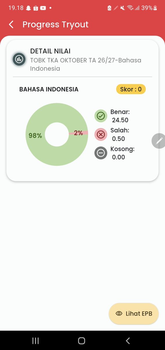 wsinggah's tweet photo. Semoga hasil TKA ku kaya gini semua😭😭😭 https://t.co/HGB4GPPcsW