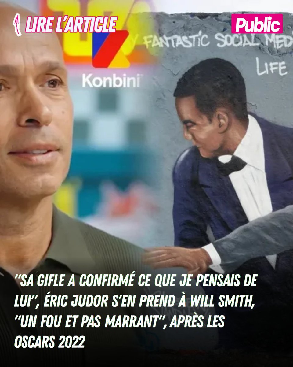 InsidePublic's tweet photo. https://t.co/XWAwxdOtS6
Interrogé par David Castello-Lopes pour Konbini, Éric Judor a taclé Will Smith, dont la gifle à Chris ... https://t.co/lEFaW3TJaJ