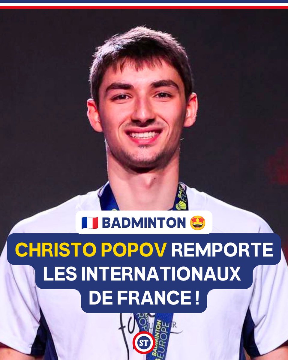 sportricolore's tweet photo. 🇫🇷 Christo Popov remporte les Internationaux de France ❤️

Magnifique victoire à domicile pour notre tricolore qui va devenir n°1 mondial la semaine prochaine 🏆

Les émotions. https://t.co/3VYqrZ8r0p