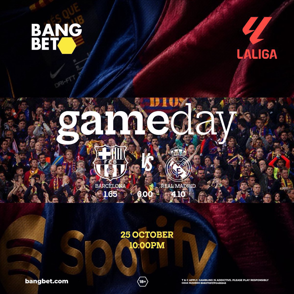 Aboki_ke's tweet photo. The biggest rivalry is back ⚽ 
Barcelona vs Real Madrid, and the El Clásico excitement is on another level. Who's your pick today? Head to https://t.co/5frDcGeMBg, make your predictions, and enjoy amazing odds with fast payouts. 💯

Join the action today and play responsibly. https://t.co/2pgPjqqWjQ
