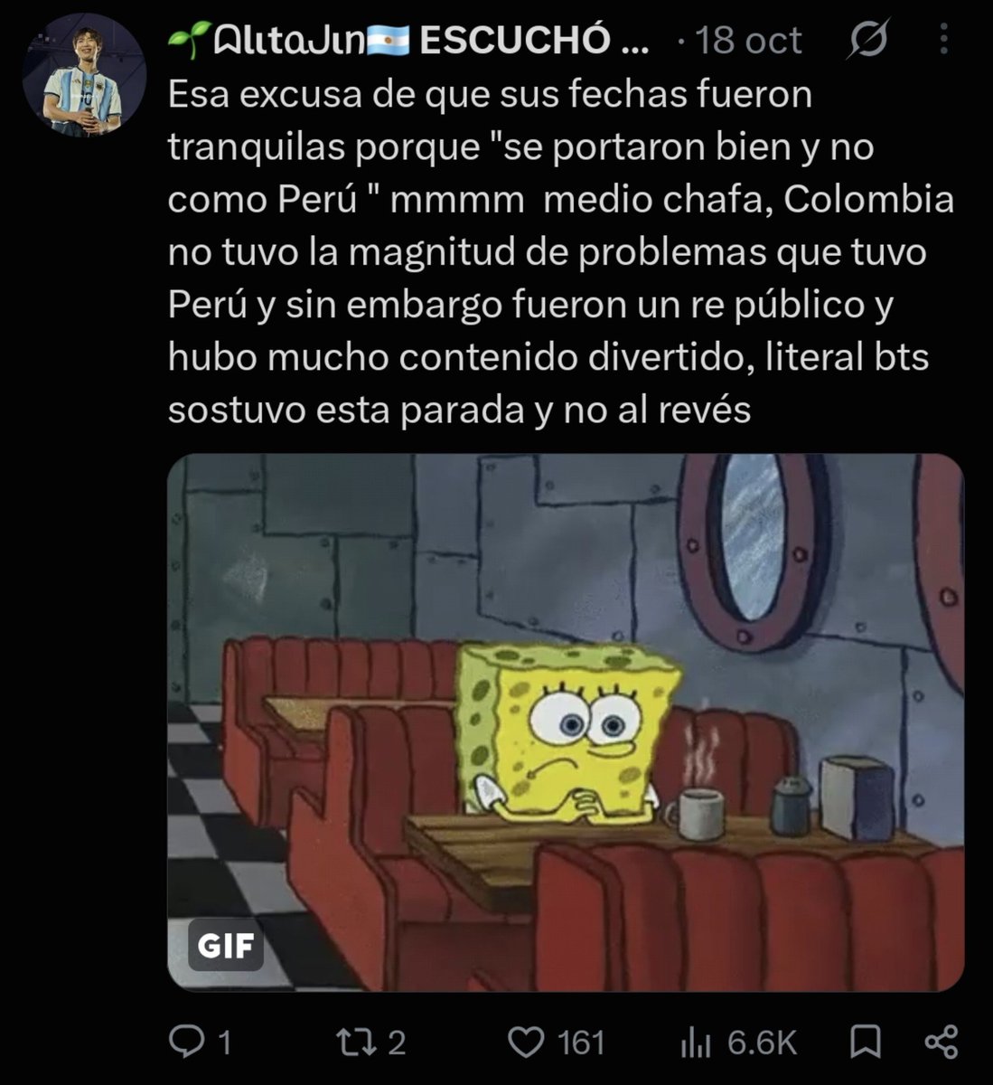 iluvyagustd's tweet photo. Pero estas eran ustedes cuando fueron los conciertos en CHILE, ahora no se le que les dio por hacerse las buenitas cuando fueron super crueles con chile https://t.co/jvBbt8KVcE