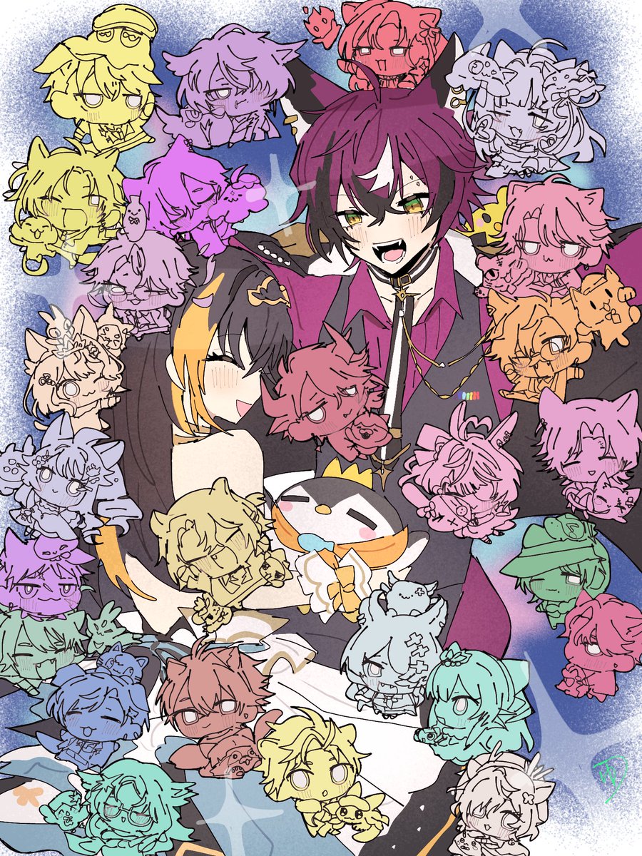 syaru180's tweet photo. #NIJI_Mela 　🌈🌈 https://t.co/O45SafScLB