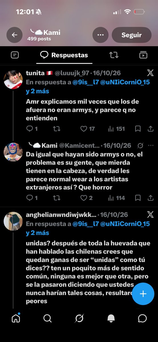 nihaonah's tweet photo. @Kamicentella Un trabajo,un novio o estudiar no te sirve para q salgas a tocar pasta un rato ? Tantos días te quemas para escribir textamentos para q se te caguen de risa kamilita https://t.co/P3d9ZUNum4
