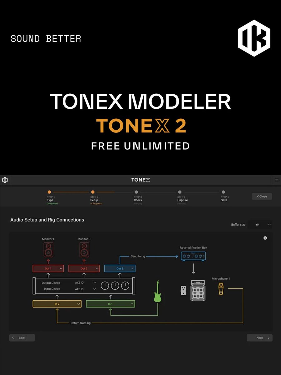 IKMultimediaES's tweet photo. Con el nuevo TONEX 2 CS gratuito, puedes capturar tu propio equipamiento: ¡TONEX Modeler convierte tus amplis, gabinetes y pedales en Tone Models para tocar con ellos en TONEX 2 Player!

Conoce los detalles: https://t.co/ME1NOwjFjT

#ToneNET #Tono #Preset #guitarra #bajo #nuevo https://t.co/TWPlZkq1JE