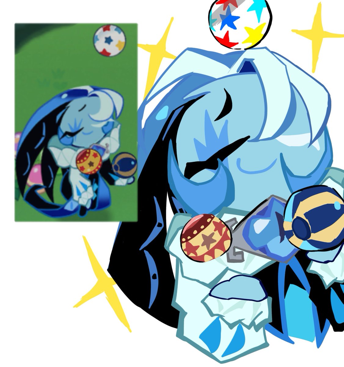 Na_6842's tweet photo. 可愛い〜
#cookierunkingdom #shadowmilkcookie #CRK https://t.co/8qjNQPcZ81