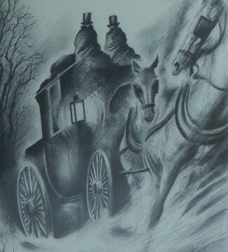 amlitreader's tweet photo. Amelia Edwards' The Phantom Coach: "During those twenty years I have told the story to but one other person. I tell it now with a reluctance which I find it difficult to overcome." https://t.co/sd4bdxnWW7 #storyoftheday #halloweenstories #teacherresources #ghoststories https://t.co/mQt3TmPId6
