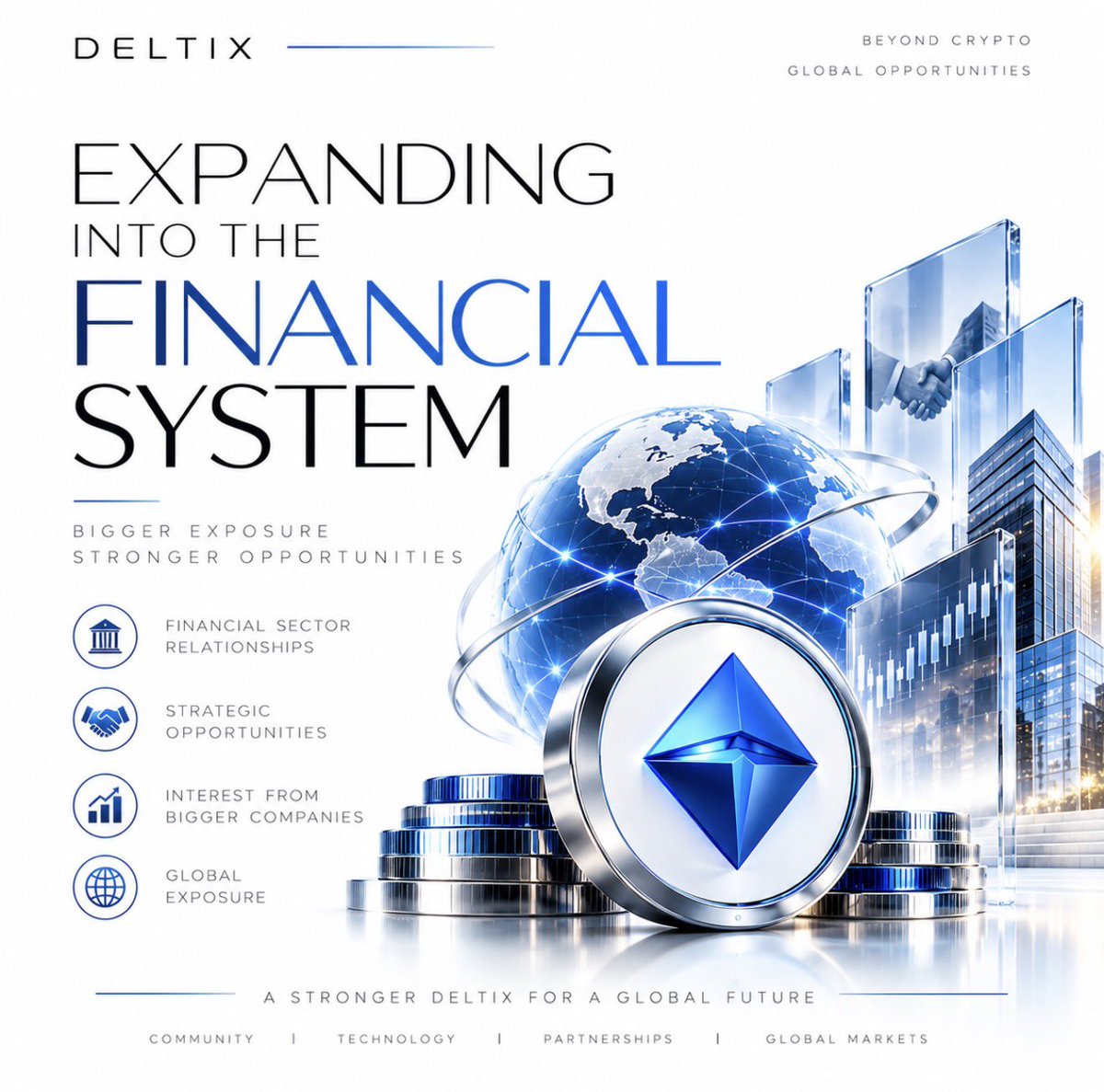Deltix_Official's tweet photo. 🚨 DELTIX IS GETTING READY TO ENTER ROOMS WHERE CRYPTO PROJECTS RARELY GET INVITED. ◆

💎 THE NEXT PHASE IS ABOUT CONNECTIONS THAT MATTER.

There is a difference between attracting thousands of followers and attracting the attention of companies with established financial networks, resources, and global reach.

WE WANT BOTH.

🔥 Deltix is working toward a much bigger presence beyond the traditional crypto community.

Our focus is expanding into:

💰 Financial-sector relationships.

🤝 Strategic corporate opportunities.

🌍 International business exposure.

📈 Stronger connections with established companies and influential industry participants.

AND SOME OF THOSE CONVERSATIONS HAVE ALREADY BEGUN.

We’re exploring opportunities with interested companies, while keeping discussions confidential until there’s something concrete to announce.

🚨 HERE’S WHAT PEOPLE NEED TO UNDERSTAND.

A company doesn’t need to announce every conversation.

Every meeting doesn’t need a press release.

And every opportunity doesn’t need to be revealed before the details are finalized.

SOMETIMES THE MOST IMPORTANT WORK HAPPENS BEFORE THE PUBLIC EVER HEARS ABOUT IT.

Our ambition isn’t simply to make Deltix recognizable in crypto.

IT’S TO BUILD A NAME THAT THE BROADER FINANCIAL AND TECHNOLOGY INDUSTRIES RECOGNIZE.

🔥 MORE EXPOSURE. BIGGER CONVERSATIONS. GREATER AMBITION.

We have work to do, relationships to develop, and opportunities to evaluate.

But our direction is clear.

DELTIX IS THINKING BEYOND THE CRYPTO MARKET.

WE ARE DELTIX. ◆

#Deltix #DLTX #Crypto #Finance #Web3 #Blockchain #블록체인 #암호화폐 #区块链 #加密货币 #TienMaHoa #BlockchainVietnam #KriptoIndonesia #BlockchainIndonesia #KriptoMalaysia #BlockchainMalaysia #บล็อกเชน #คริปโต #BlockchainFrance #CryptoFrance