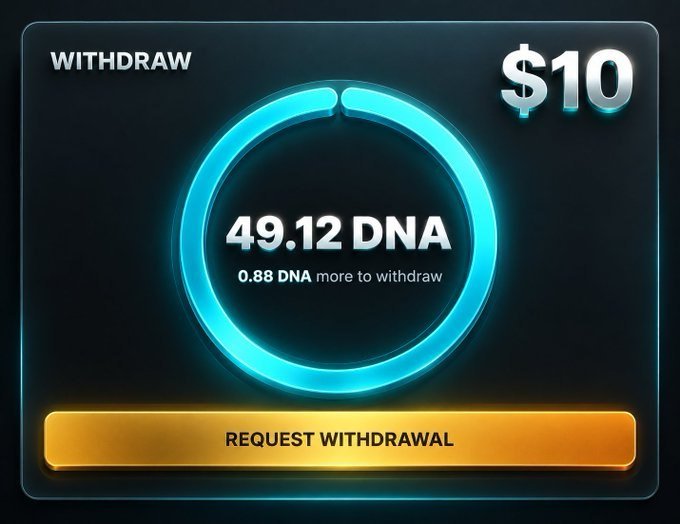 Arifcrypto9900's tweet photo. 50 DNA =10$ Free For All User .

Daily open box and collect DNA , minimum withdraw 50 DNA = 10 USDT 

JOIN HERE : https://t.co/8SZ5AggQGR

Step : Connect wallet ( try to connect burner wallet ) 
Deposit 0.10$ BNB 
Create agent 
Go to invite section &amp; scroll down 
Open box daily https://t.co/36KR7uRBYX