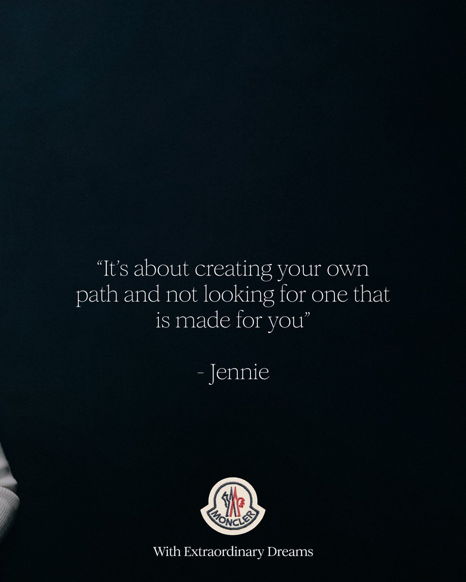 Rosiesmilecute's tweet photo. #JENNIE: "Se trata de crear tu propio camino y no buscar uno que esté hecho para ti" https://t.co/9vA3DqIed5
