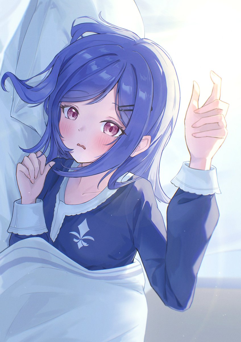 NatsuMeg1016's tweet photo. 「おはよ……ぬ？」

#アヤメ　＃ステラソラ https://t.co/1t178IKbJW