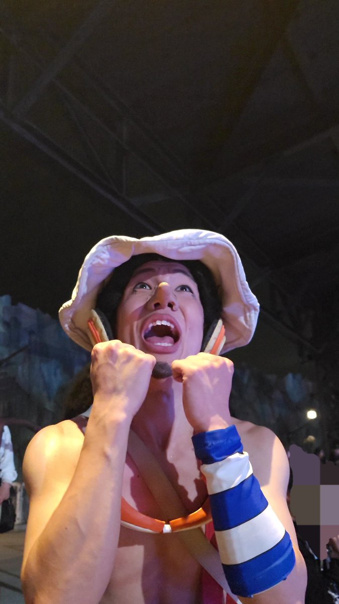 ichigo15_Summer's tweet photo. あと、バロン通った後にすぐウソップが来たんだけども、後ろのお姉さん達をお前ら、さっきあいつにキャー！！ってこんなんやってただろ～～wwwてな感じでイジってたwww
そらバロン通ったら誰でもそうなるだろ！！当たり前だろ！！(何) https://t.co/enhEak5pA3